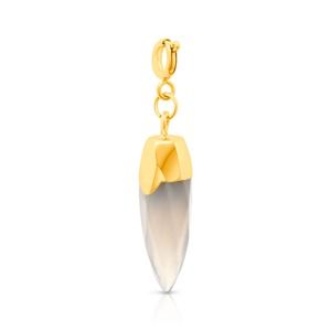 Agate Bullet Charm